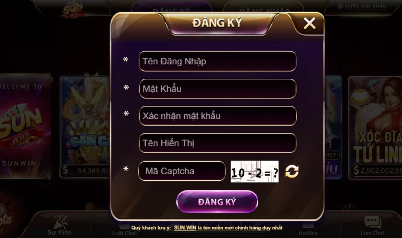 Hướng Dẫn Đăng Ký Sunwin Chi Tiết Và Đầy Đủ Tạo Tài Khoản